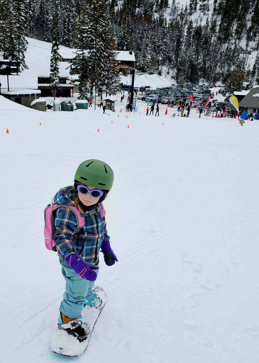 Snowboarding at Mission Ridge