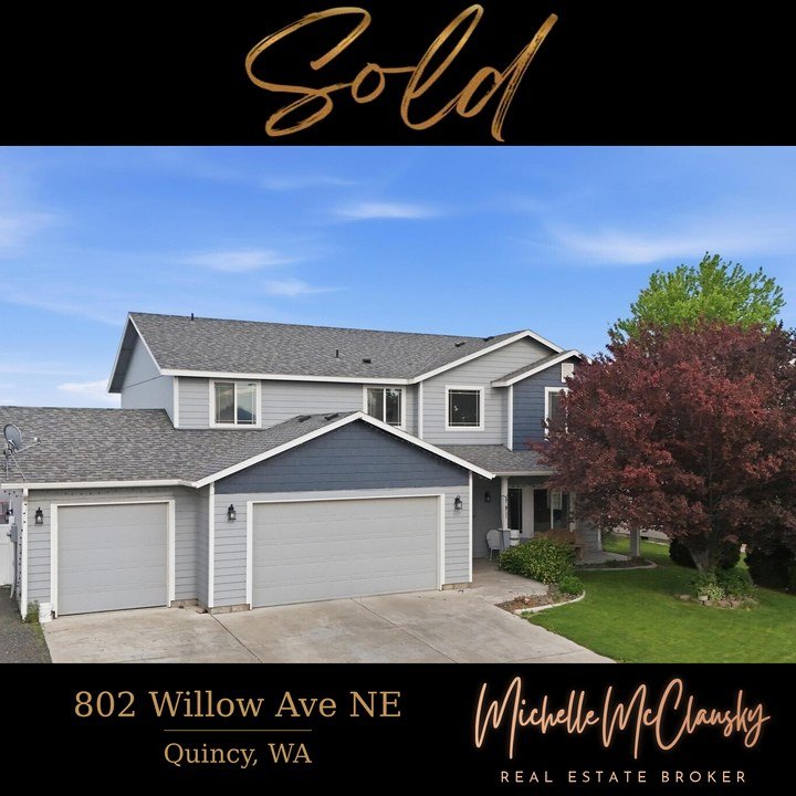 Sold: 802 Willow Ave NE Quincy, WA