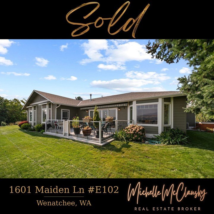 Sold: 1601 Maiden Lane E102 Wenatchee, WA