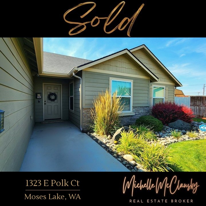 Sold: 1323 E Polk Ct Moses Lake, WA