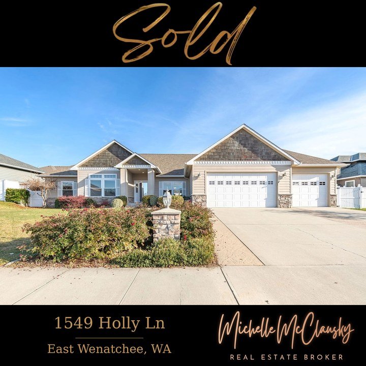 Sold: 1549 Holly Lane East Wenatchee, WA