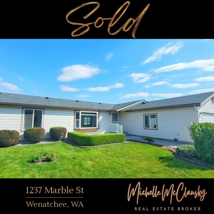 Sold: 1237 Marble St Wenatchee, WA